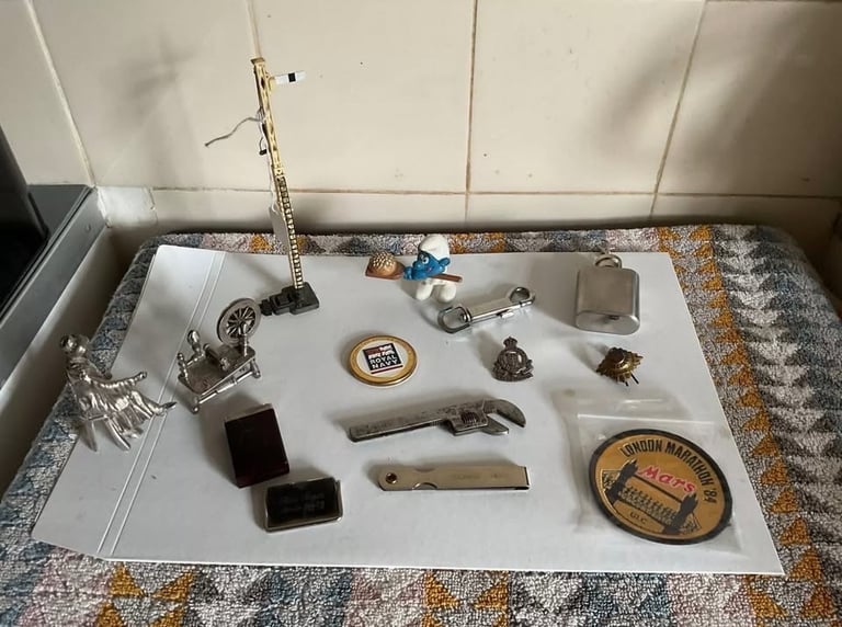 image for Collection Of Misc. Items - To Include Hornby Railway Toy Item and Thickness Gauge