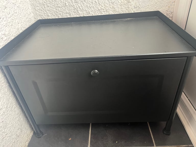 IKEA KORNSJO metal Storage Bench, black