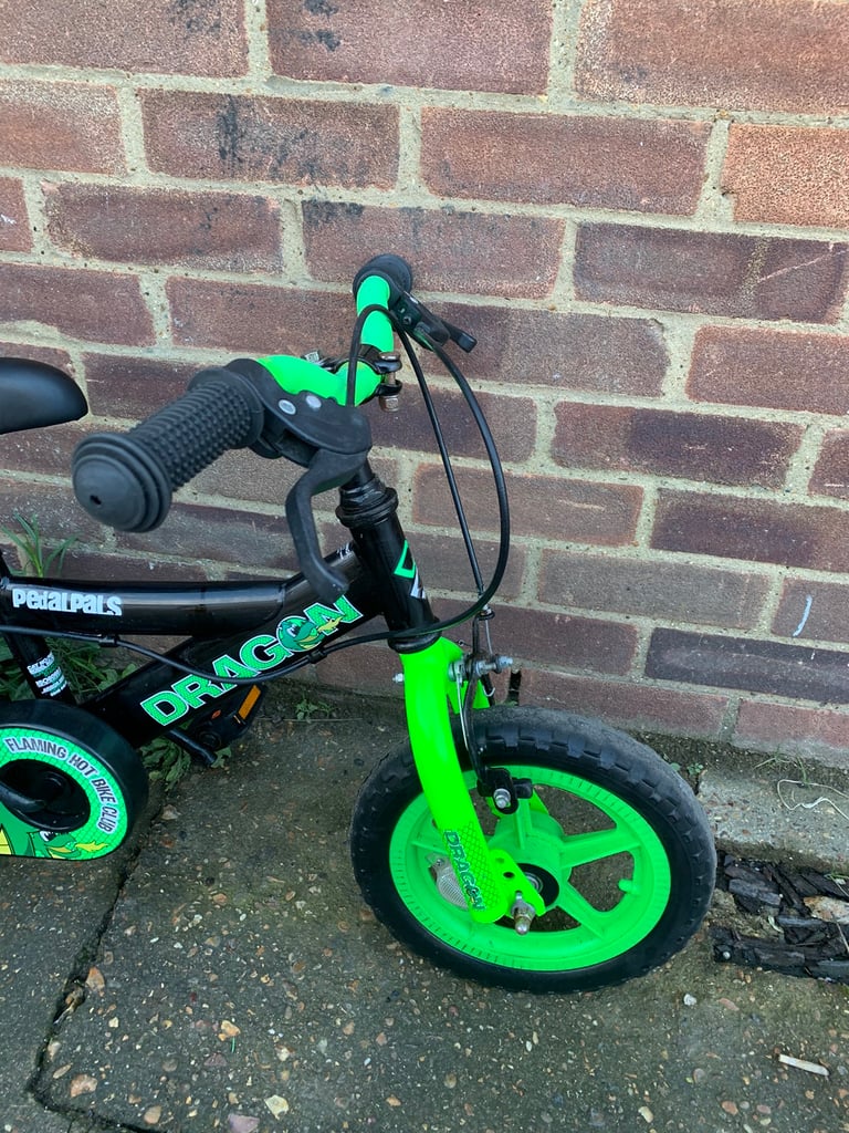 Dragon Pedal Pals 12 inch Wheel Size Kids Bike- black/green | in London |  Gumtree