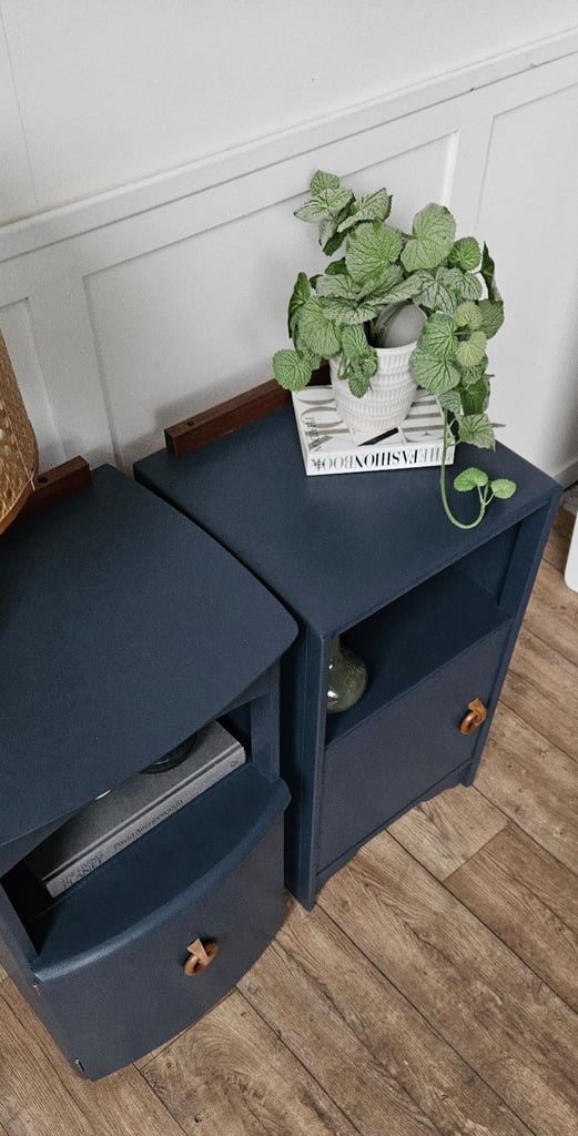 His & Hers Boho Bedside tables 