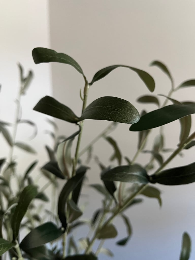 Faux olive tree