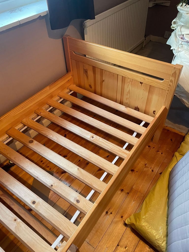 image for Ikea Trofast Extendable Kids single bed with extra mattress