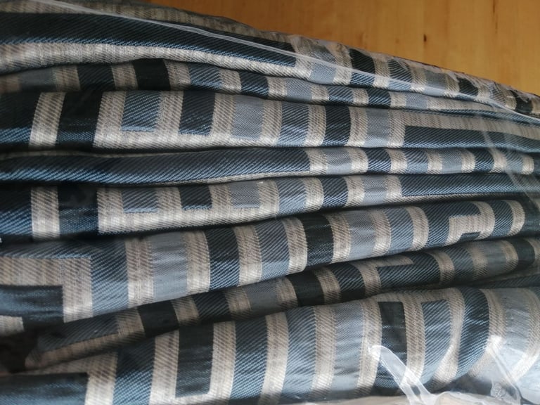 BNIB Teal curtains 132in x90 inch Delta Harry Corry 