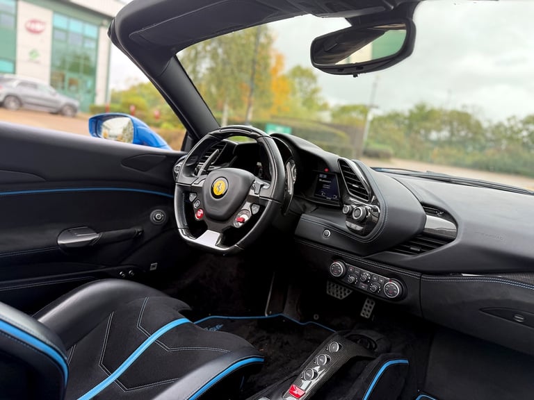 LEFT HAND DRIVE FERRARI 488 SPIDER 3.9T V8 F1 DCT | UK REG | CARBON | LHD