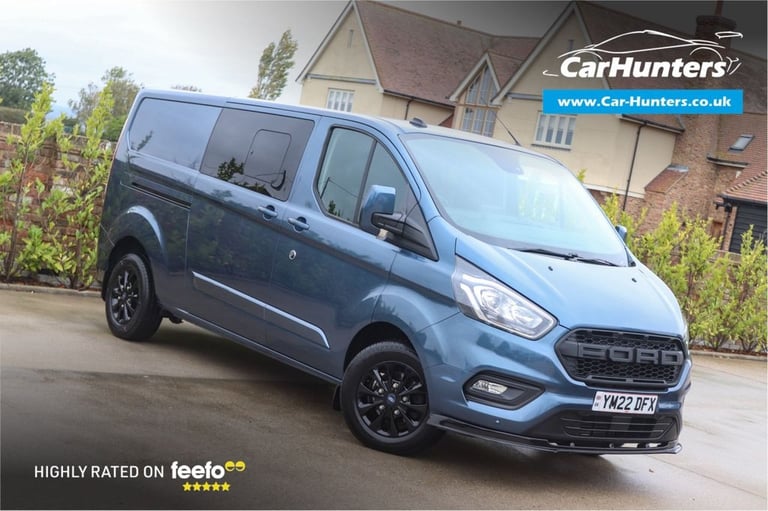 2022 Ford Transit Custom 2.0 320 EcoBlue Limited Crew Van Double Cab 5dr Diesel Manual L2 H1 Euro...