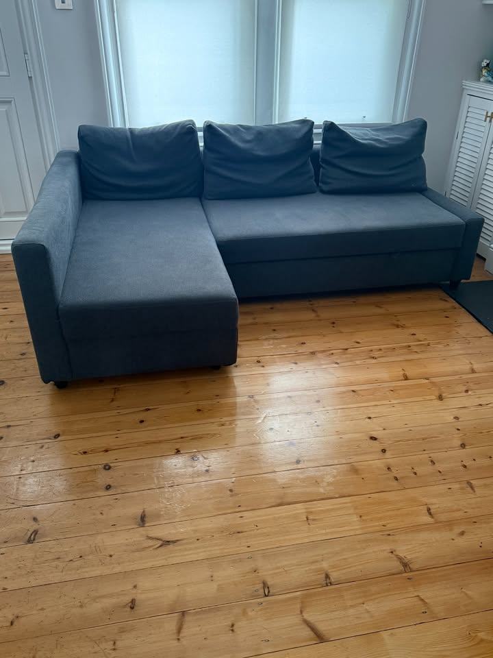 Ikea FRIHETEN 3-seater corner sofa bed with storage