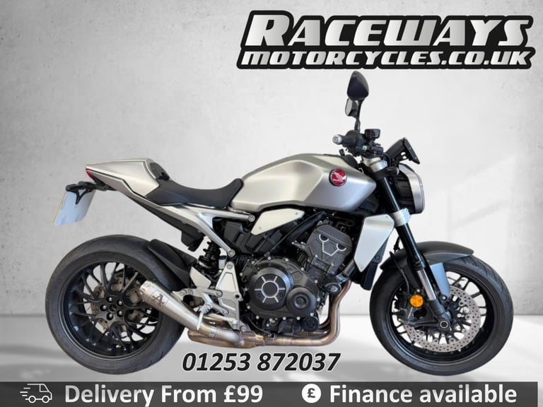 HONDA CB1000R 2022 22 REG 5,563 MILES SILVER USED MOTORCYCLE 998CC