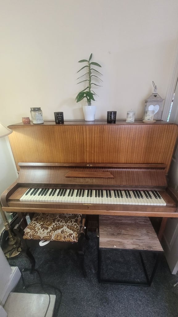 image for OPEN TO OFFERS Boyd London walnut upright piano