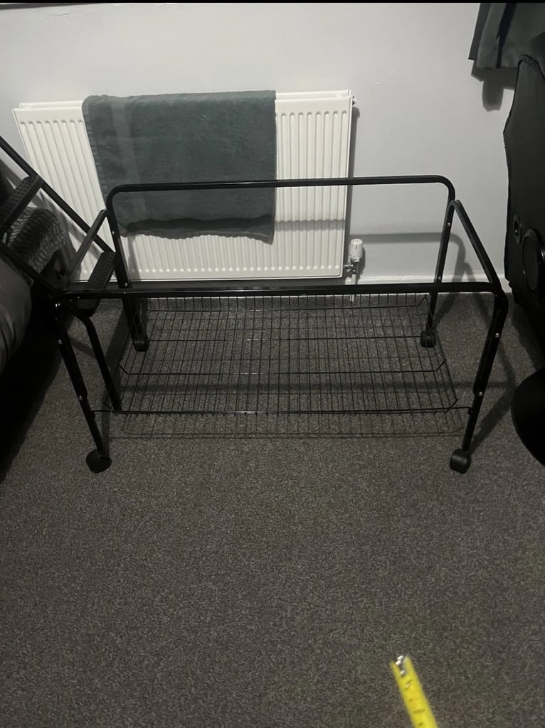 image for 60cm Small Animal Cage Stand With Wheels And Base To Store. Guinea Pigs, Rabbits Etc