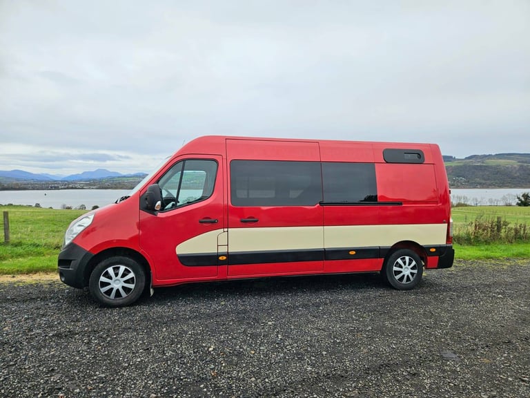 Newly converted Renault master campervan