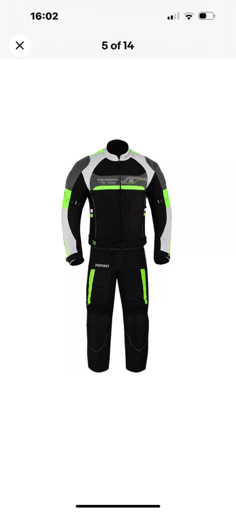 Motorbike jacket and pants 