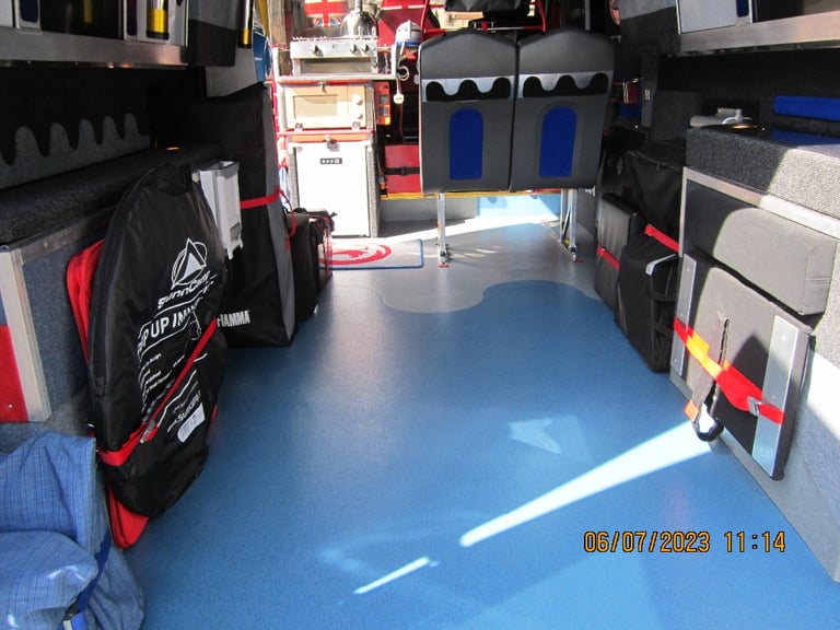 stunning unique custom movano camper/race van