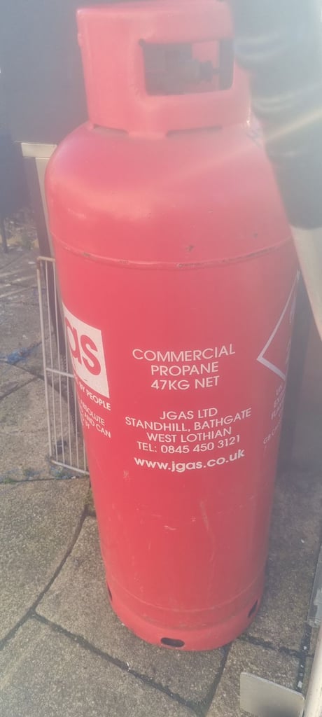 Propane gas bottle