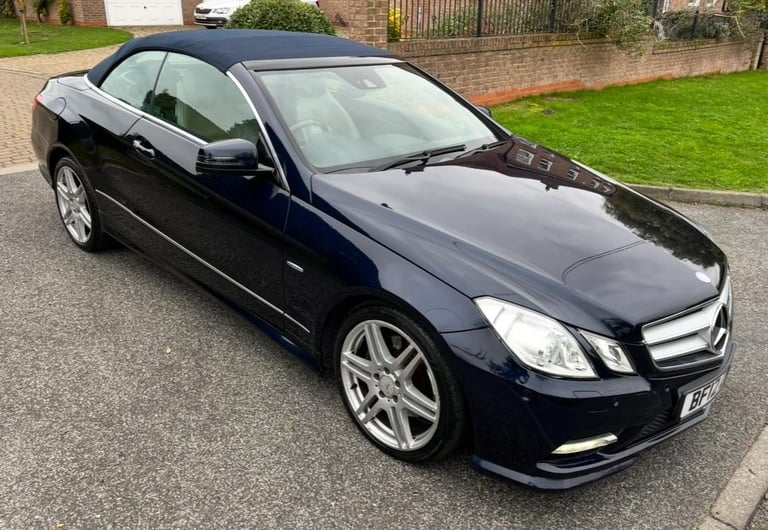 2012 MERCEDES-BENZ E250 CDi SPORT AUTO CONVERTIBLE FULL MOT JUST SERVICED LOVELY