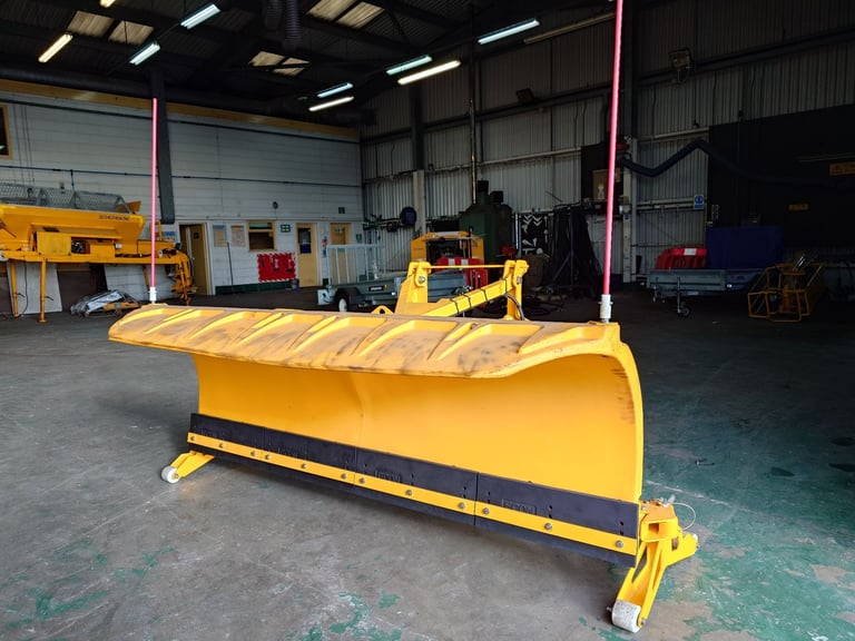 2017 Econ Snow Plough For Truck Telehandler Tractor c/w storage frame