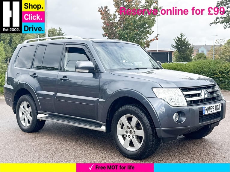 2010 Mitsubishi Shogun 3.2 DI-DC Elegance Auto 4WD Euro 4 5dr LWB ESTATE Diesel Automatic