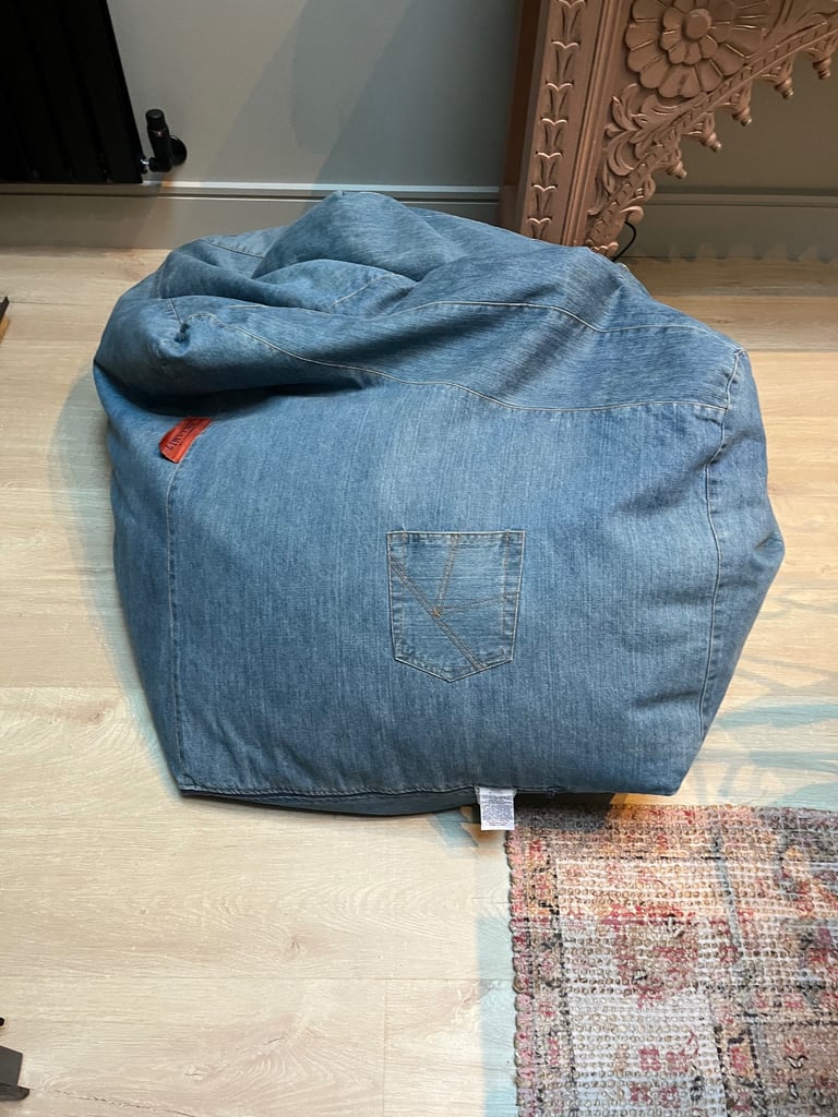 Denim beanbag