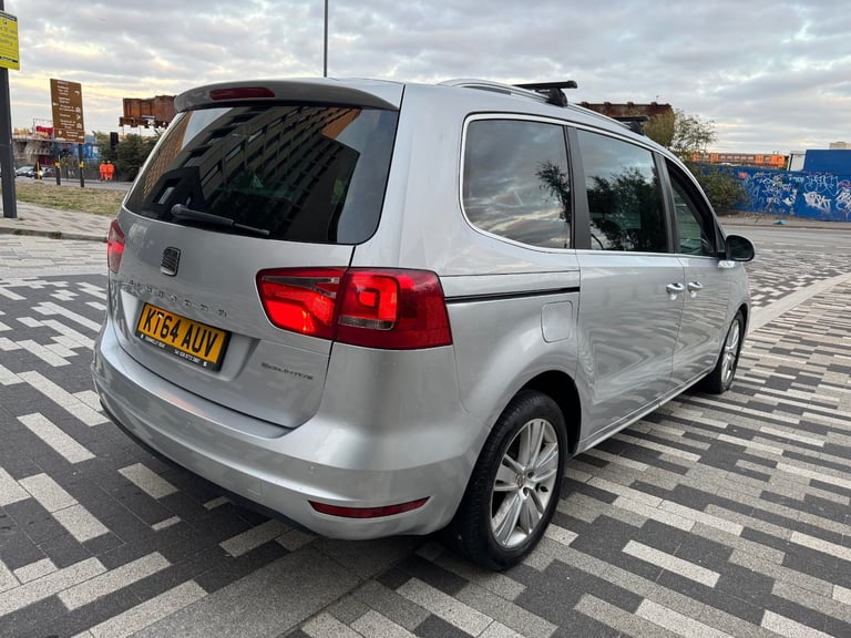 2015 SEAT ALHAMBRA SE 2.0 TDI CR 6 SPEED MANUAL 7 SEATER 5DR SILVER 