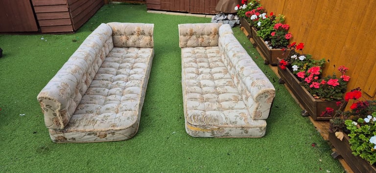 Cushions for camper caravan motorhome boat, set of 8.