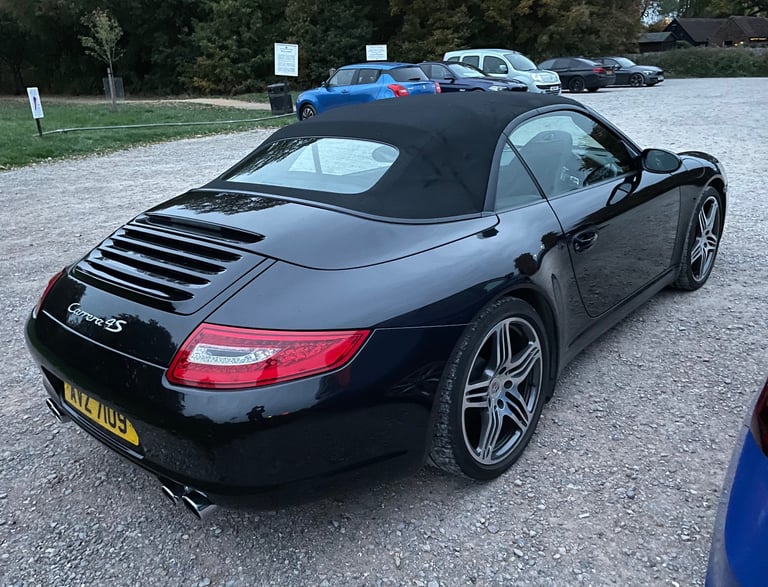 2007 PORSCHE 911 3.8 997 Carrera 4S Cabriolet! Turbo Alloys! Manual! Black! £22,500!