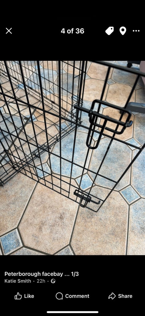 Large dog crate 