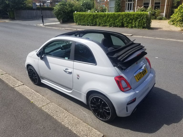Fiat Abarth, 595, Convertible, 2017, turbo tints alloys campovolo grey