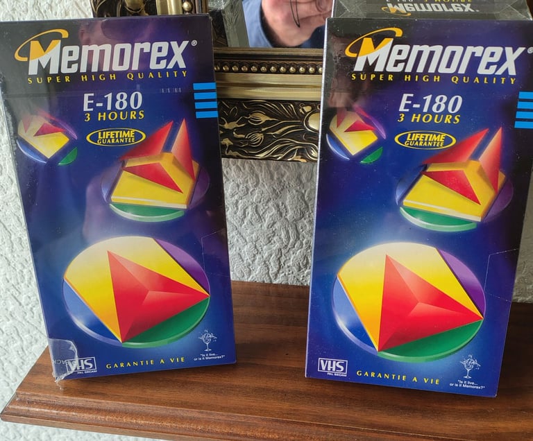 image for Memorex E180 VHS Tapes - New