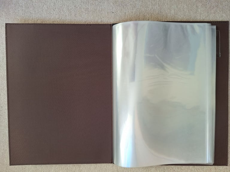 A4 Suede Effect Display Book 