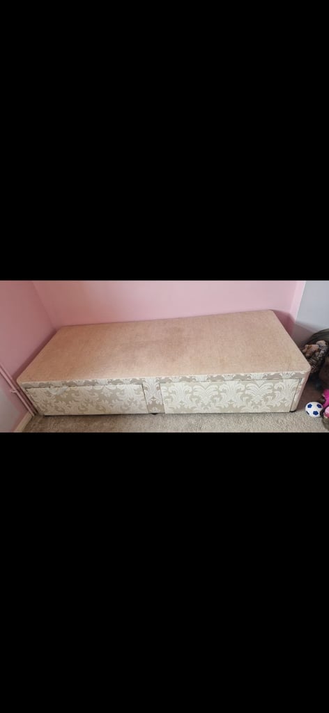 image for Single divan bed base with storage 