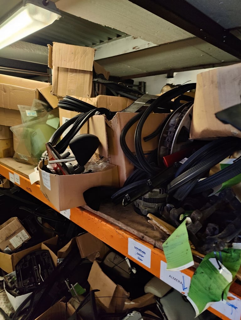 JOBLOT OF USED CAR PARTS LOGHTS MIRRORS SWITCHES