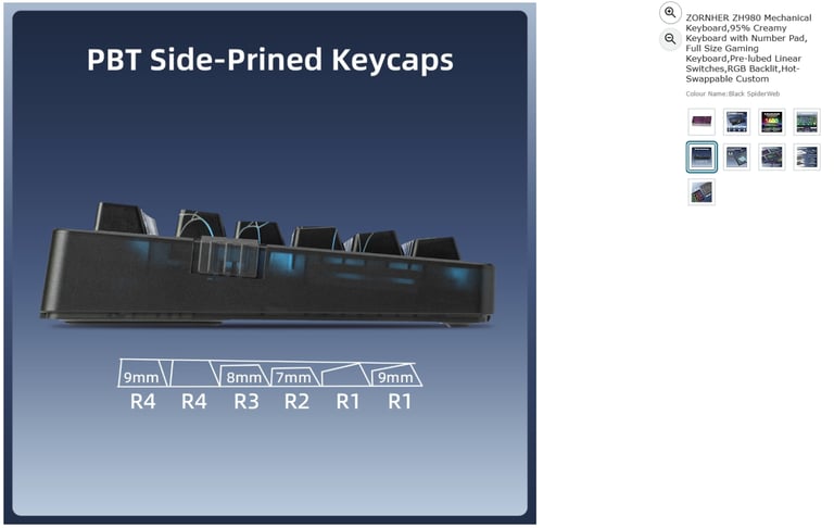 95% Creamy Keyboard with Number Pad, Full Size Gaming Keyboard|| Brand new 45% off price 