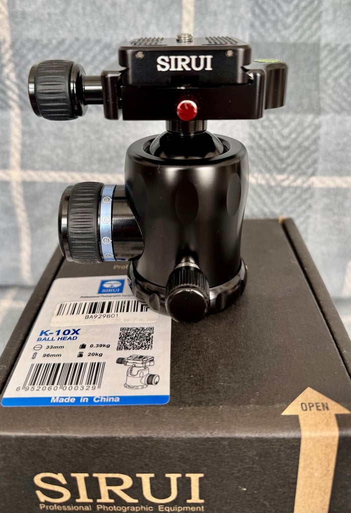 SIRUI K-10X BALL HEAD WITH TY-50 PLATE