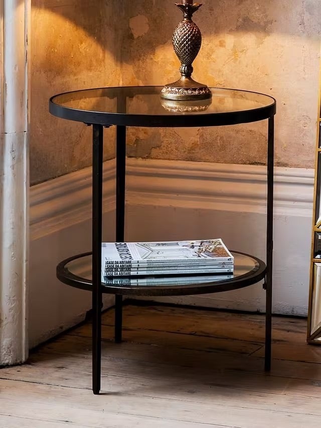 Gallery Direct Siena Side Table in Bronze - Brand New In Box - RRP £139