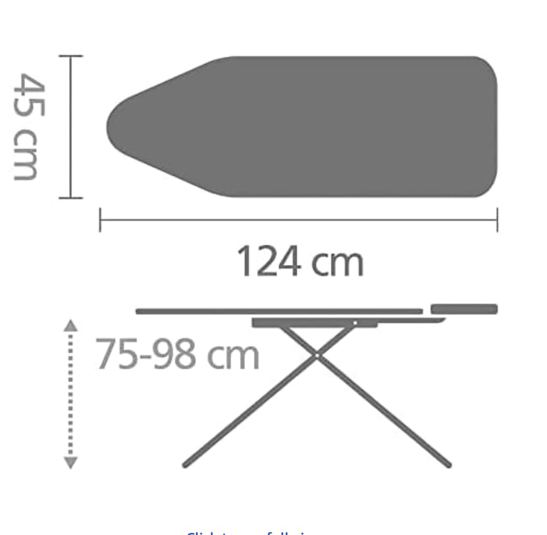 Brabantia Ironing Board and Russell Hobbs Iron