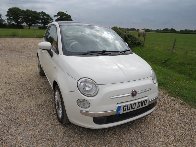 2010 Fiat 500 1.2 LOUNGE 3 DOOR HATCHBACK Petrol Manual
