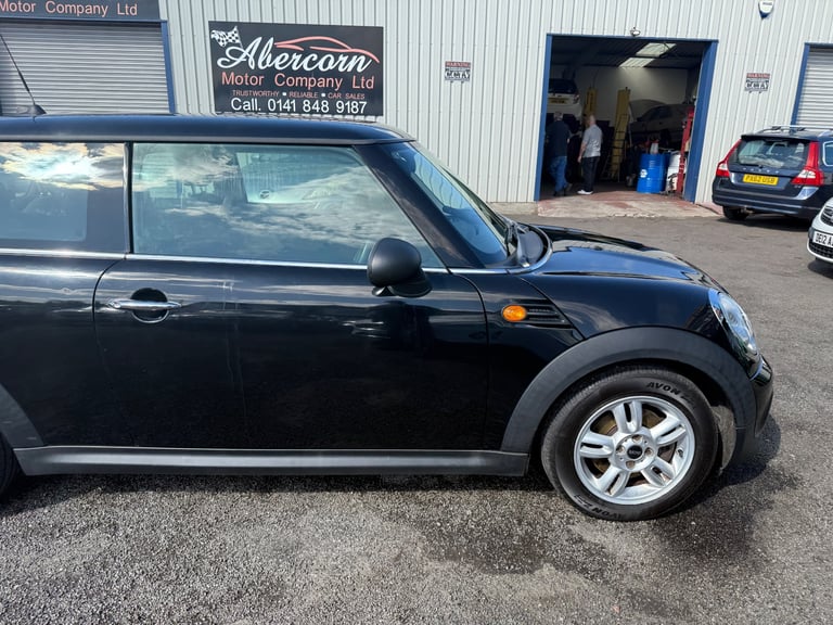 2012 (62) Mini One 1.6 Petrol Black with Black/Grey Interior ,1 Previous Owner