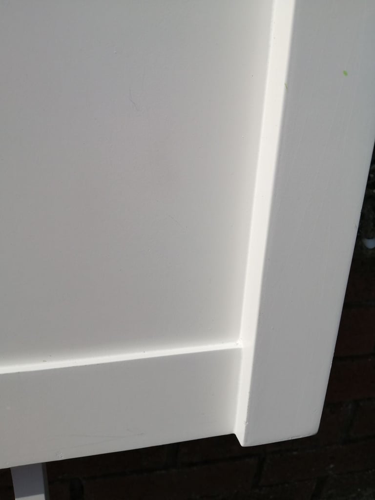 Single Headboard Next white wooden 