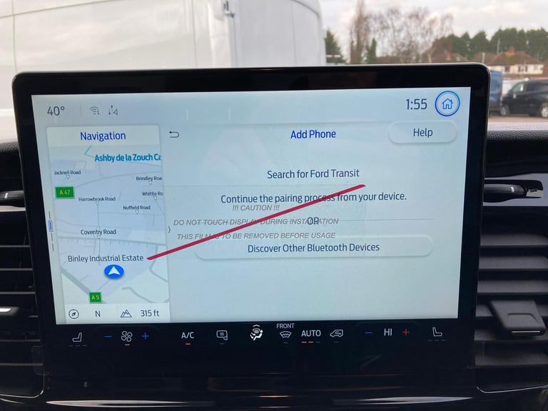 BRAND NEW ELECTRIC Ford E-Transit Trend Van 1.7 68kwh 184ps AUTO Moondust Silver