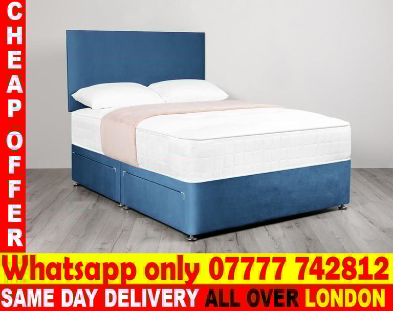 image for -BED AND MATTRESS KING SIZE AND SINGLE SIZE ( BVN)
