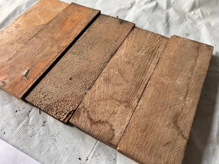 🌿 O258 — Reclaimed Oak Parquet Flooring (25 × 8 cm) @wood_job_uk
