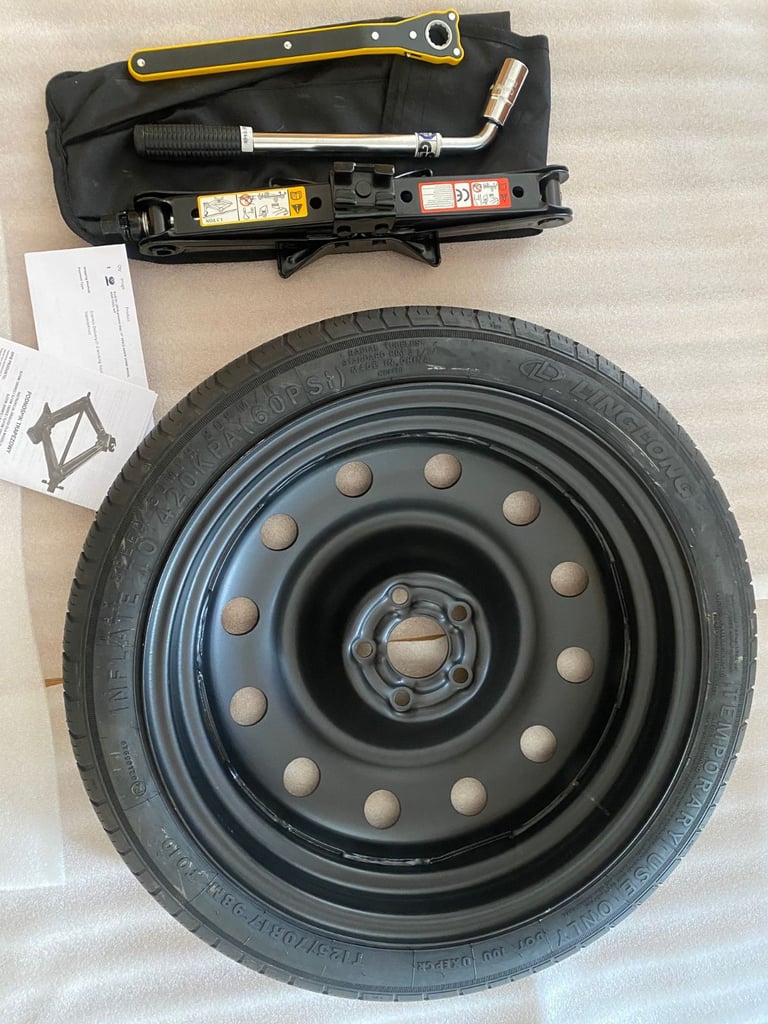Audi A1 Space Saver Spare Wheel, Jack & Tool Kit - As New!