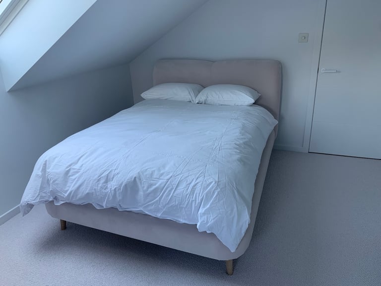 Beautiful Upholstered Double Bed