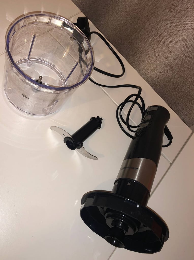 Morphy Richards Total Control Hand Blender with blending beaker, chopper and whisk accessories