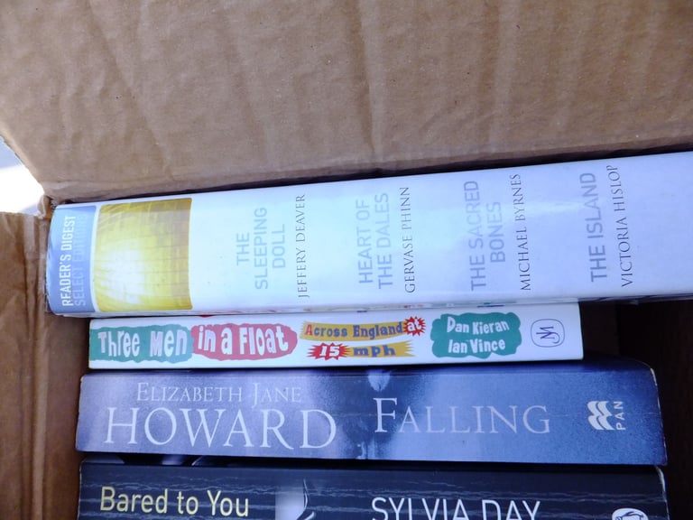 3 boxes Assorted books    [total 62 books]