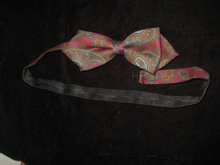 3 Brand New Bow Ties: Christian Dior Monsieur for £8; Paisley Silk for £6; Black/White for £4