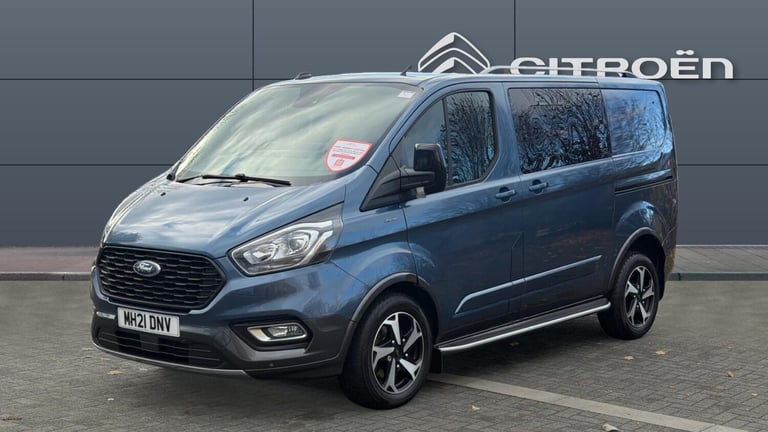 2021 Ford Transit Custom 320 L1 Diesel Fwd 2.0 EcoBlue 170ps Low Roof D/Cab Active Van Auto Crew ...