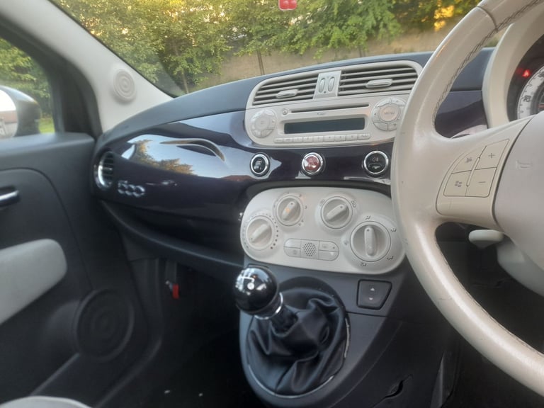2013 FIAT 500 1.2i LOUNGE LIMITED PURPLE ULEZ FREE MOT  02/2026 SUPERB