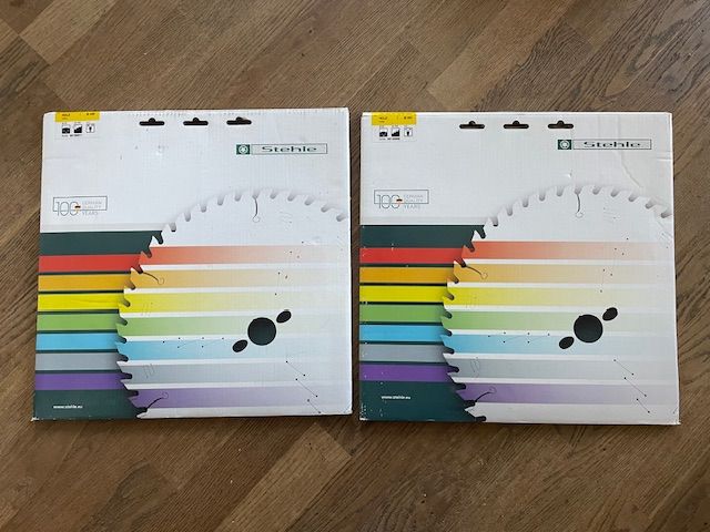 Two Stehle 350 x 30mm x 3.5mm x 24 Tooth TCT Circular Saw Blade Packs