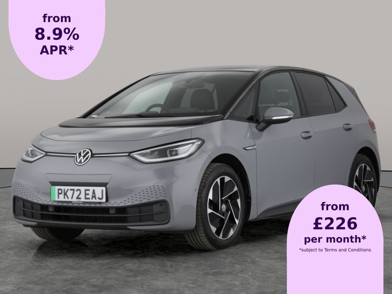 image for 2022 Volkswagen ID.3 Pro 58kWh Family Hatchback 5dr Electric Auto (145 ps) - COMFORT PACK - BLUE ...