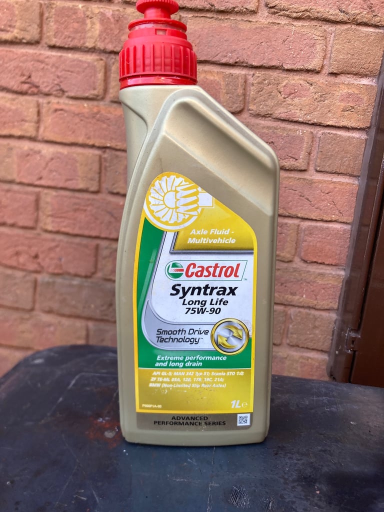 Castrol syntrax 75w90 differential fluid oil